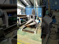 Fully Automated Sheet Metal Cone Rolling Machine For And Automated Production Need